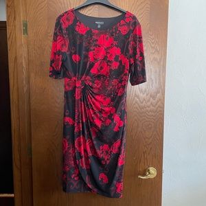 Connected Apparel Print Dress